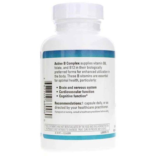 Active B Complex, 60 Capsules, EUMD