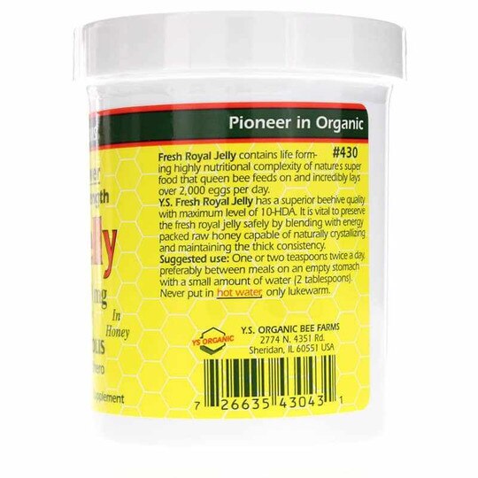 Active Bee Power Royal Jelly with Bee Pollen & Propoli, YSO
