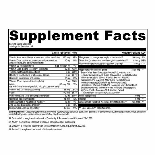ActivNutrients Phyto, 90 Veg Capsules, XYM