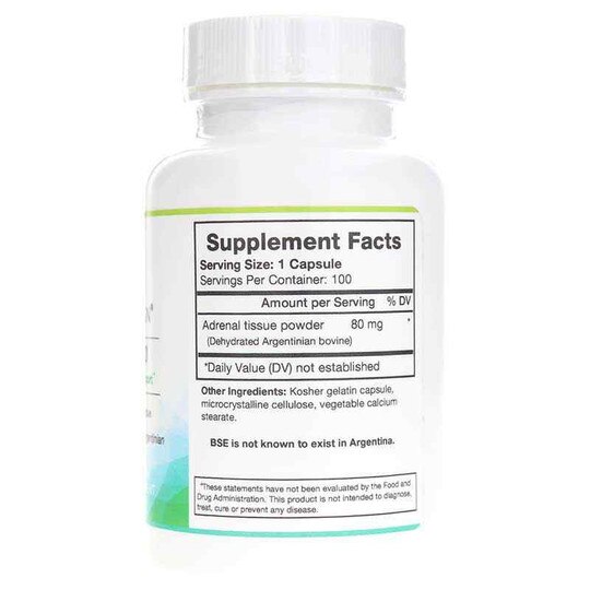 Adrenal 80, 100 Capsules, BD