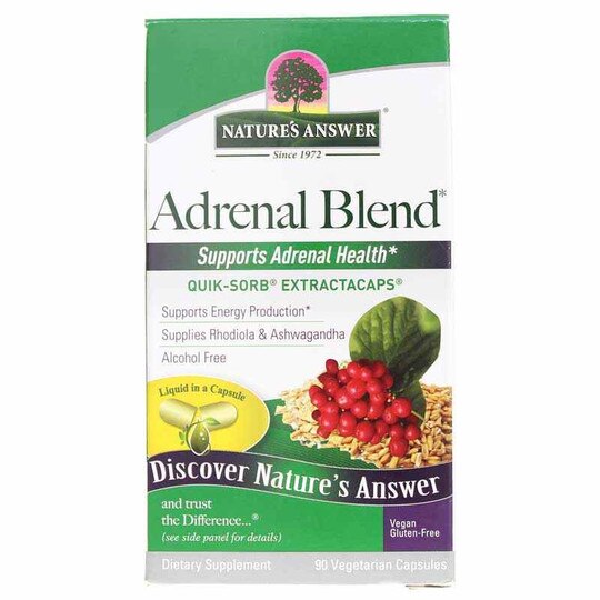 Adrenal Blend, 90 Veg Capsules, NAN