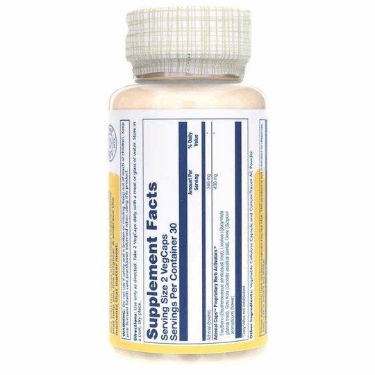 Adrenal Caps with Herb Activators, 60 Veg Capsules, SLR