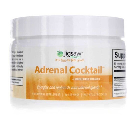 Adrenal Cocktail + Wholefood Vitamin C Powder, 8.57 Oz, JGH