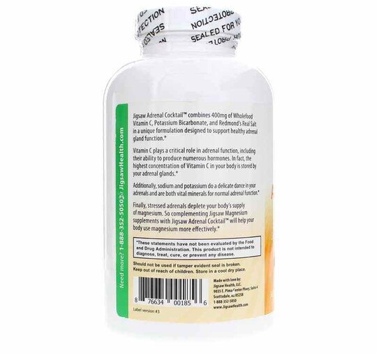 Adrenal Cocktail + Wholefood Vitamin C, 360 Capsules, JGH
