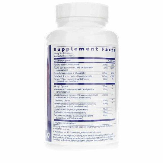 Adrenal Support Formula, Klaire Labs