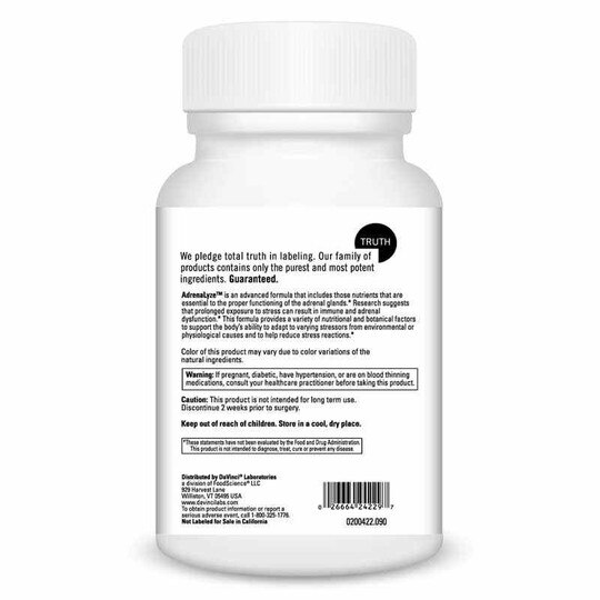 Adrenalyze, 90 Veg Capsules, DL