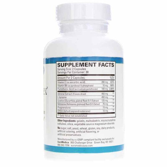 Adrenaplex, 60 Capsules, EUMD