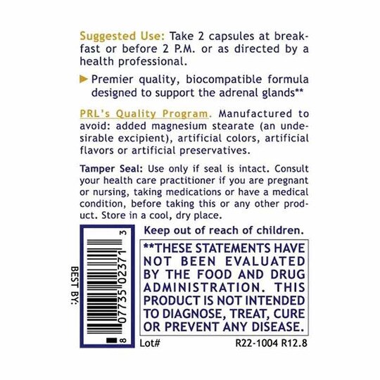 AdrenaVen Adrenal Support, 60 Veg Capsules, PRL