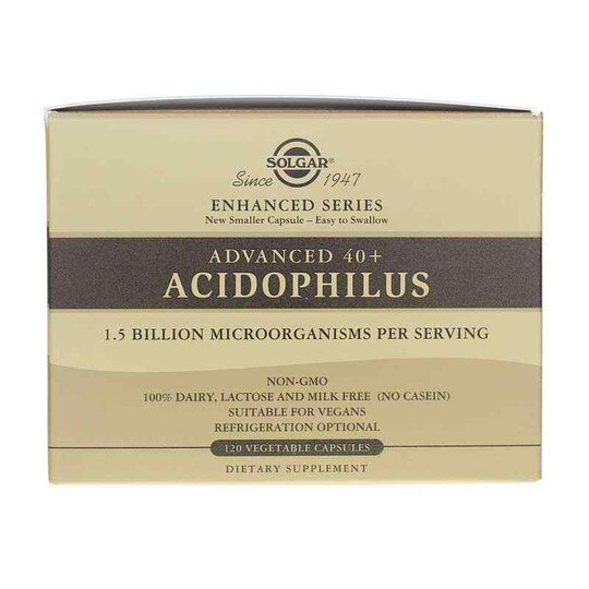Advanced 40+ Acidophilus, 120 Veg Capsules, SLG