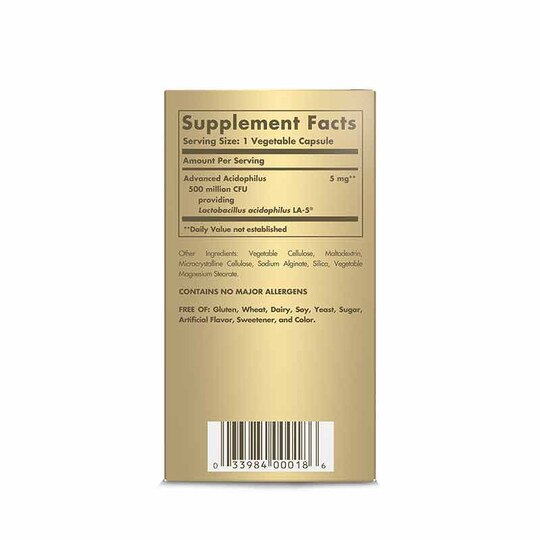 Advanced Acidophilus, 100 Veg Capsules, SLG