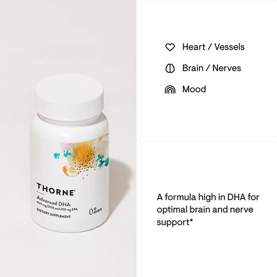 Advanced DHA, 60 Gelcaps, THR