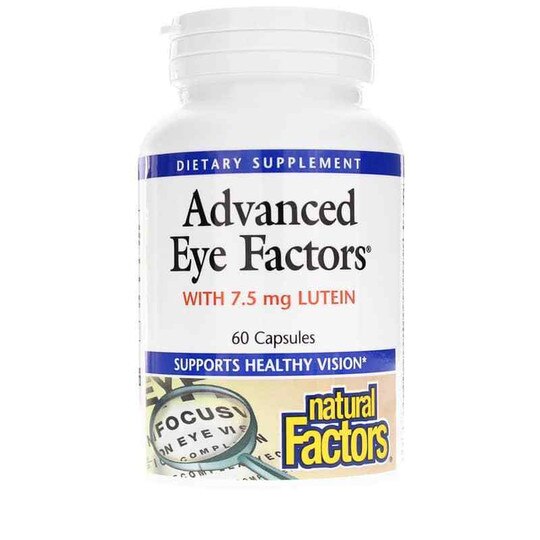 Advanced Eye Factors with 7.5 Mg Lutein, 60 Capsules, NF