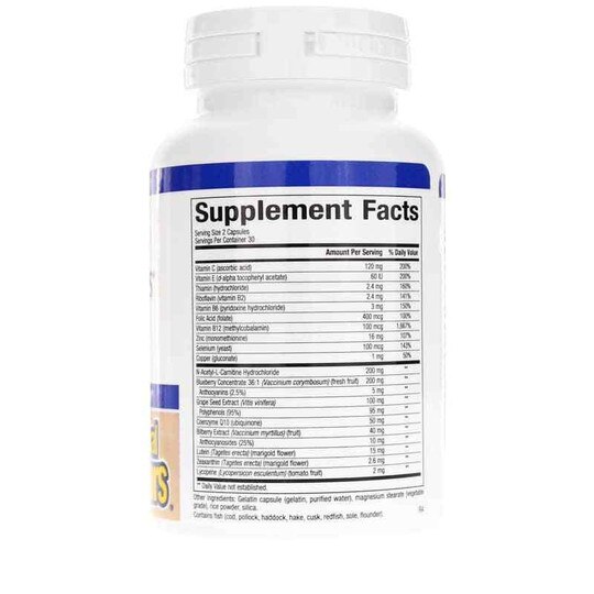Advanced Eye Factors with 7.5 Mg Lutein, 60 Capsules, NF