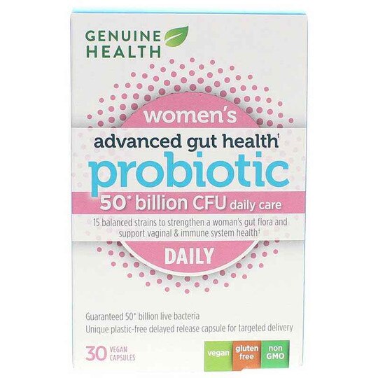 Advanced Gut Health Probiotic Woman's, 30 Vegan Capsules, GNH