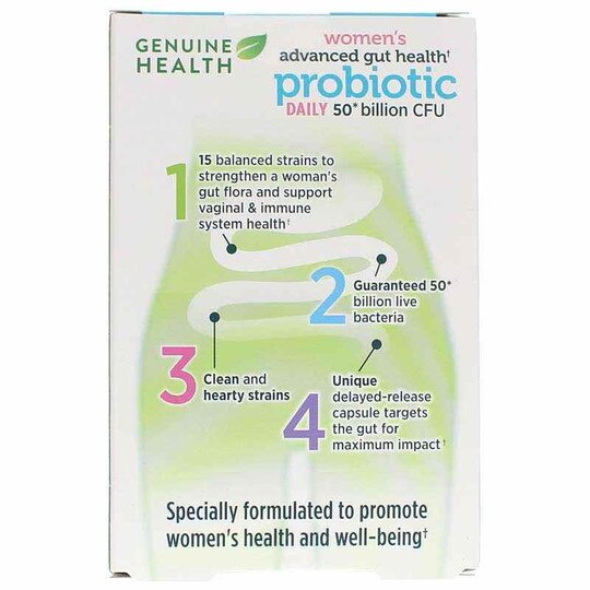 Advanced Gut Health Probiotic Woman's, 30 Vegan Capsules, GNH