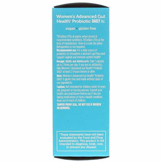 Advanced Gut Health Probiotic Woman's, 30 Vegan Capsules, GNH