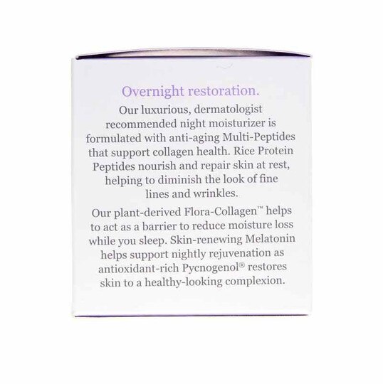 Advanced Peptides & Flora Collagen Night Moisturizer, 2 Oz, DRE