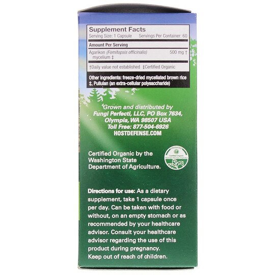 Agarikon Full Spectrum, 60 Veg Capsules, HDF