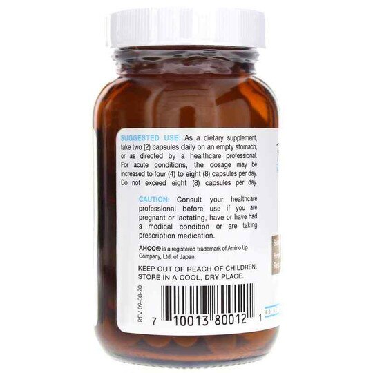 AHCC 1500 Mg, 60 Veg Capsules, PRCH