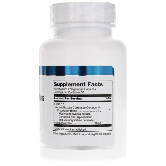 AHCC Plus, 60 Veg Capsules, DGL