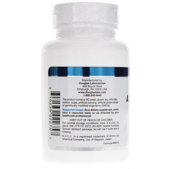 AHCC Plus, 60 Veg Capsules, DGL