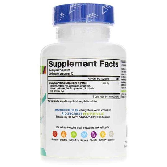 AirwayClear, 60 Vegan Capsules, RIH