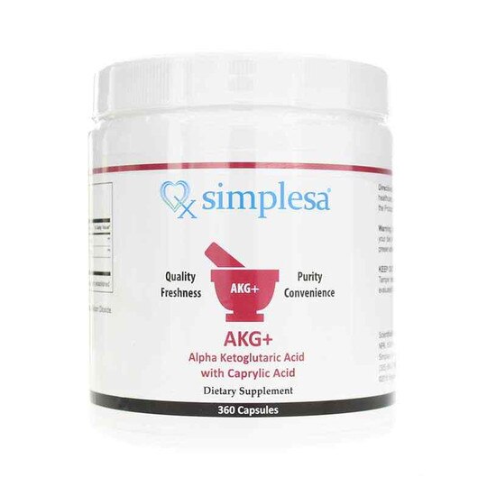 Alpha-Ketoglutaric Acid with Caprylic Acid, 360 Capsule, SMP