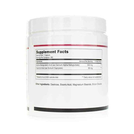 Alpha-Ketoglutaric Acid with Caprylic Acid, 360 Capsule, SMP