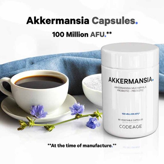 Akkermansia Probiotic Prebiotic, 90 Veg Capsules, CDE