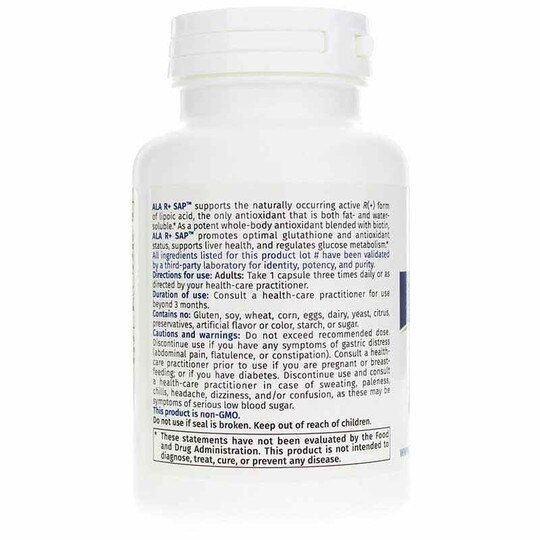 ALA R+ SAP, 90 Capsules, NFH