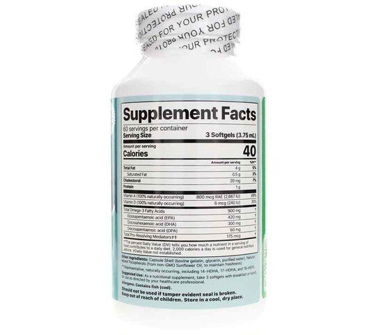 Alaskan Cod Liver Oil, 180 Softgels, JGH