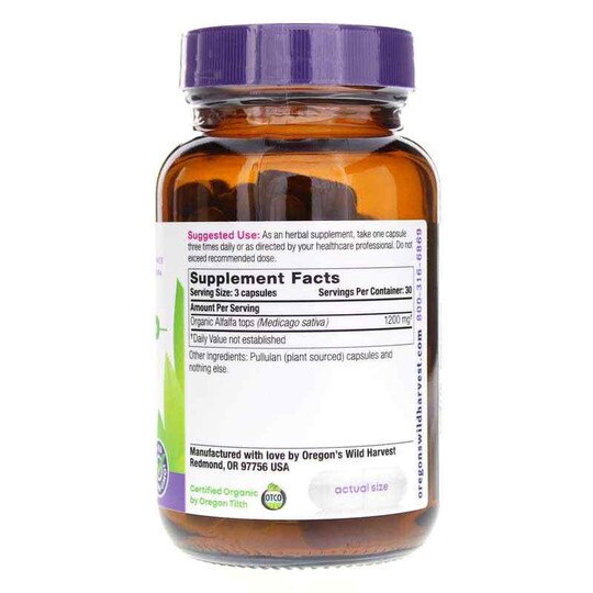 Alfalfa, 90 Vegan Capsules, OWH