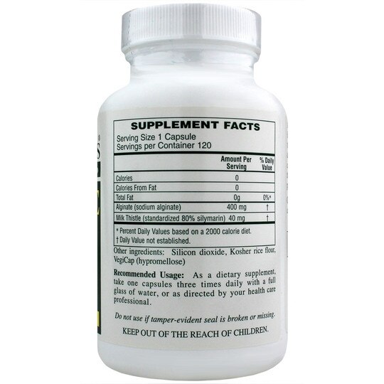 Alginate Plus Detox Supplement, 120 Veg Capsules, RXV