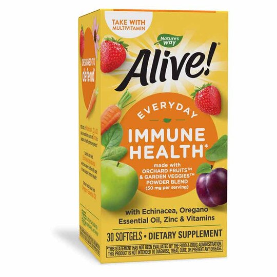 Alive Everyday Immune Health, 30 Softgels, NWA