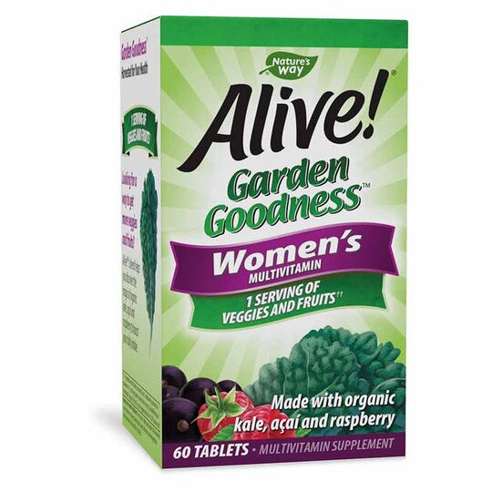 Alive Garden Goodness Women's Multi, 60 Tablets, NWA