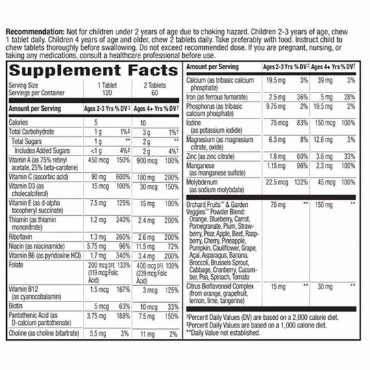 Alive Kids Chewable Complete Multivitamin, 120 Chewable Ta, NWA