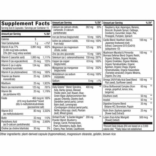 Alive Max6 Daily Multi-Vitamin, 90 Veg Capsules, NWA