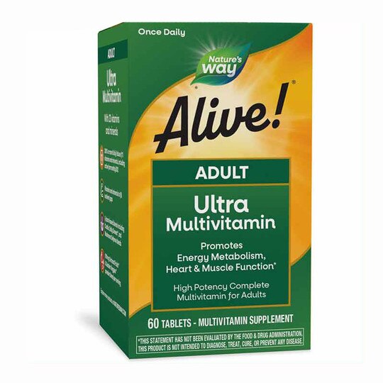 Alive Once Daily Multi-Vitamin Ultra Potency, 60 Tablet, NWA