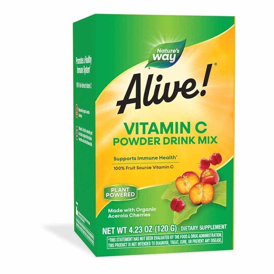 Alive Vitamin C Powder, 120 Grams, NWA