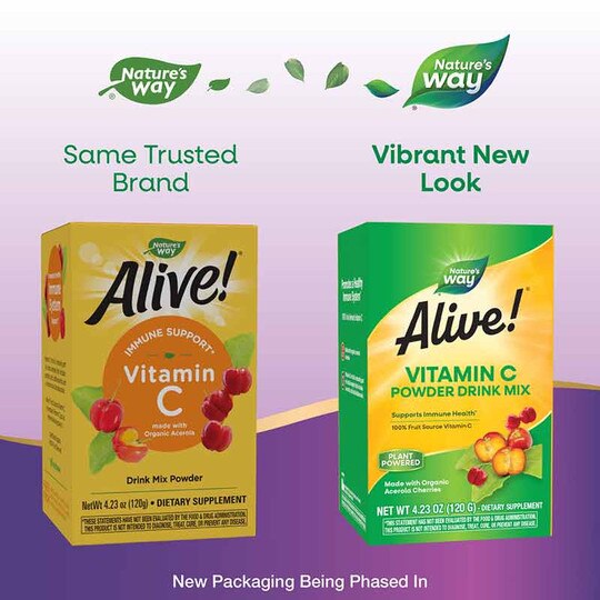 Alive Vitamin C Powder, 120 Grams, NWA