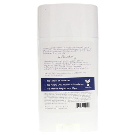 All Natural Stick Deodorant for Men, 1.5 Oz, RP