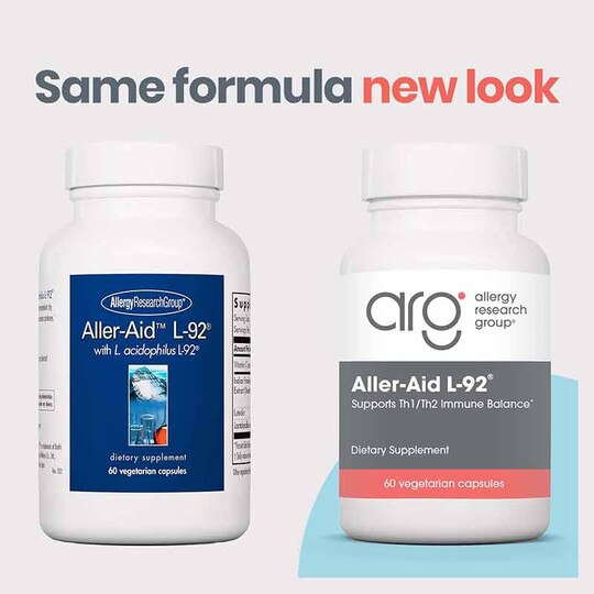 Aller-Aid L-92, 60 Veg Capsules, ARG