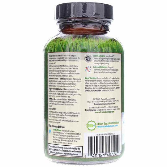 Aller-Pure Histamine Support, 54 Liquid Softgels, IRN