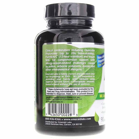 Allergy Health, 120 Veg Capsules, EMD