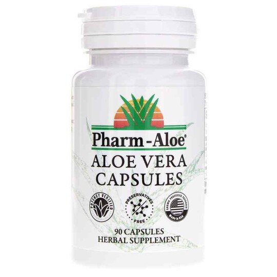 Aloe Vera Capsules, 90 Capsules, PHA