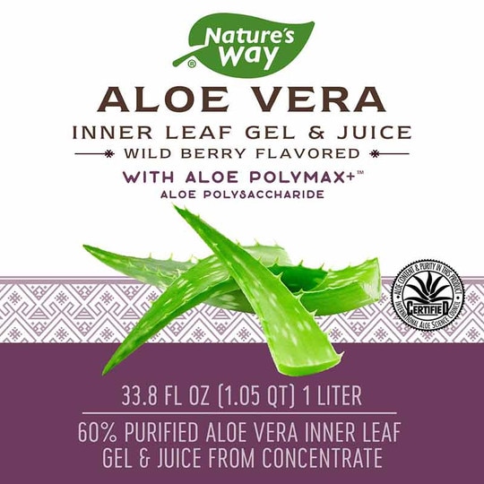 Aloe Vera Inner Leaf Gel & Juice Wild Berry, 33.8 Oz, NWA