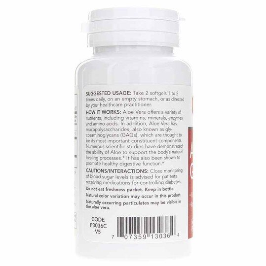 Aloe Vera Gels, 100 Softgels, PFLB