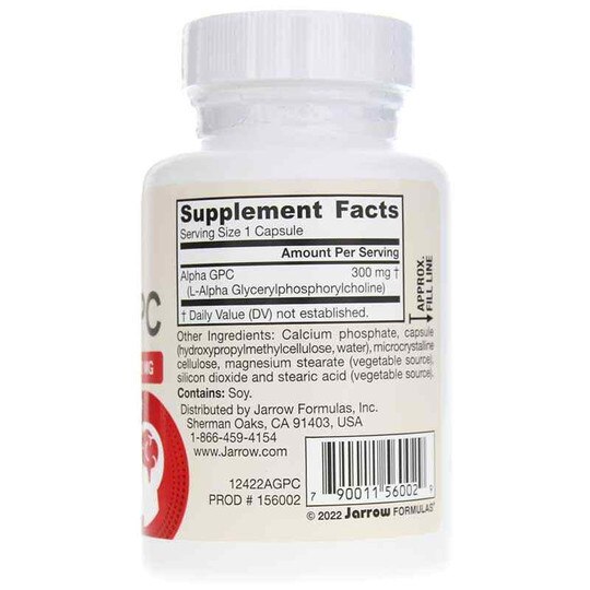Alpha GPC 300 Mg, 60 Veg Capsules, JRF