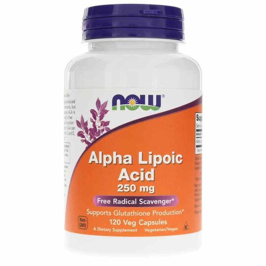 Alpha Lipoic Acid 250 Mg, 120 Veg Capsules, NOW
