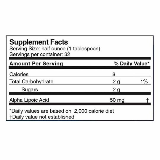 Alpha Lipoic Acid Liquid, 16 Oz, DRA